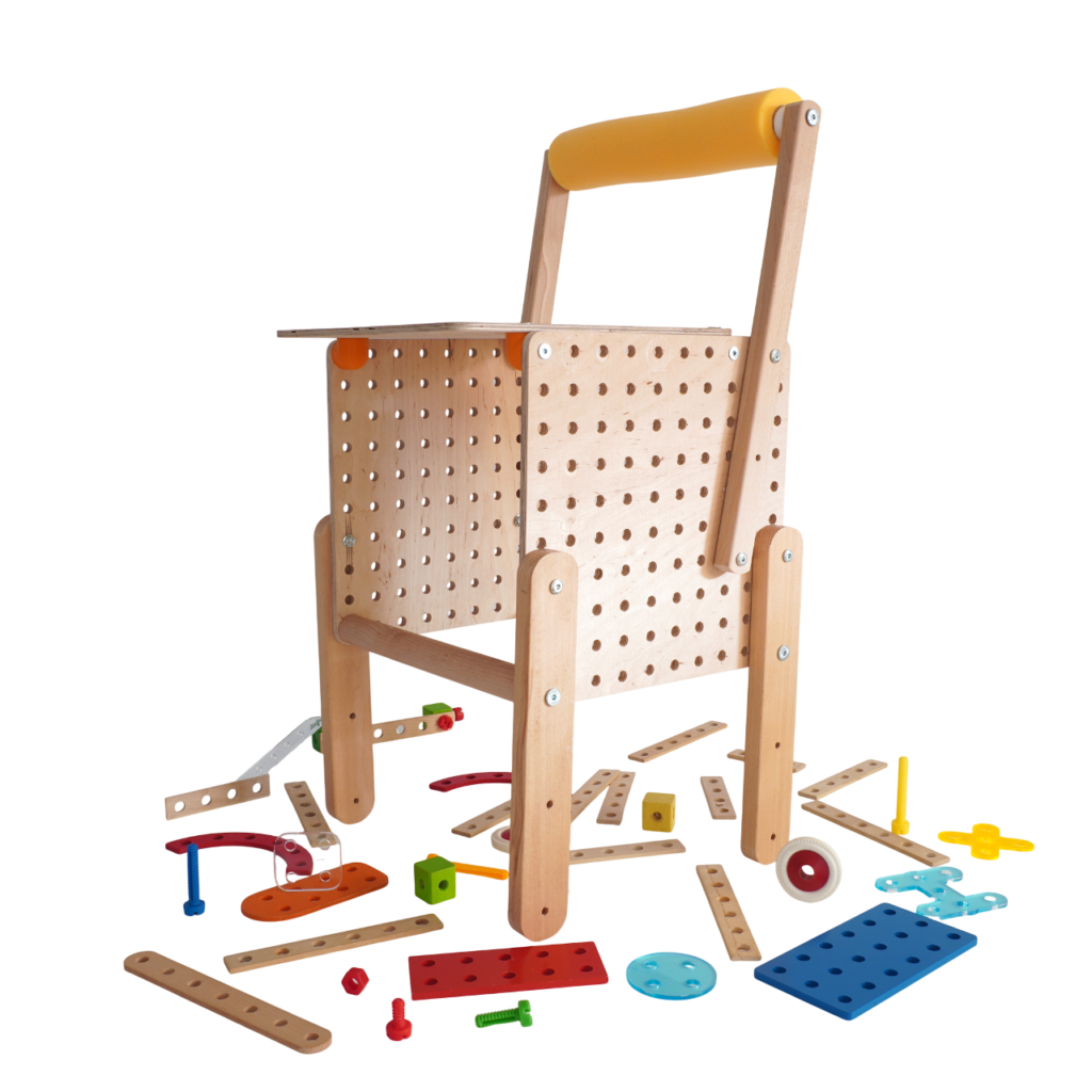 A kit to build chairs of all sizes, created for Ikego.World